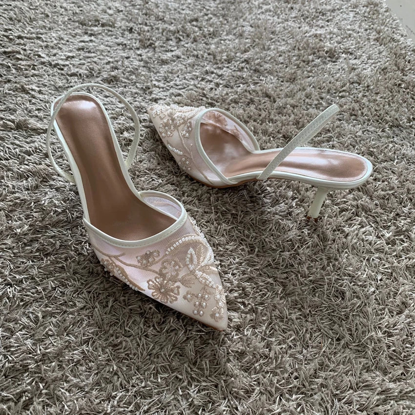 Brodé - Talon Escarpin