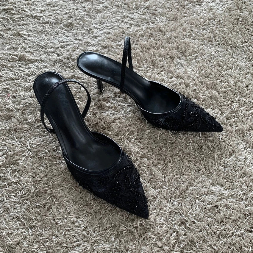 Brodé - Talon Escarpin